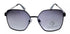Converse Black Womens Sunglasses Square Metal Smoke Gradient Lens H095